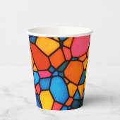 gordelglas papieren bekers (Links)