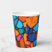 gordelglas papieren bekers (Rechts)