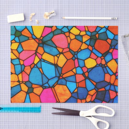 gordelglas tissuepapier (Craft)