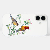 Gordelzangers op takken Case-Mate iPhone case (Achterkant (horizontaal))