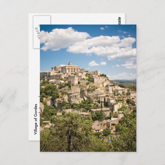 Gordes Briefkaart (Voorkant / Achterkant)