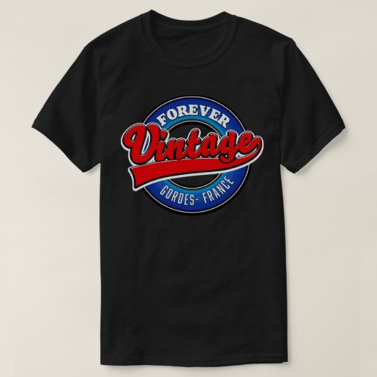 Gordes France vintage T-shirt (Design voorkant)