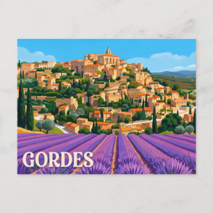 Gordes Frankrijk Briefkaart