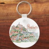 Gordes Provence-sleutelketen Sleutelhanger (Voorkant)