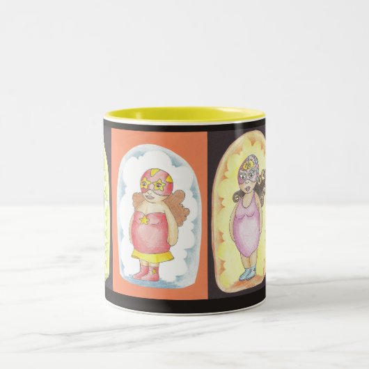 Gordi-Figthers Tweekleurige Koffiemok (Center)