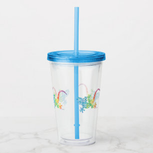 Gordie de tuimelschakelaar van de Gekko Acryl Drinkbeker