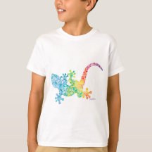 Gordie het Gecko kinder T-shirt van Sue Weidlich