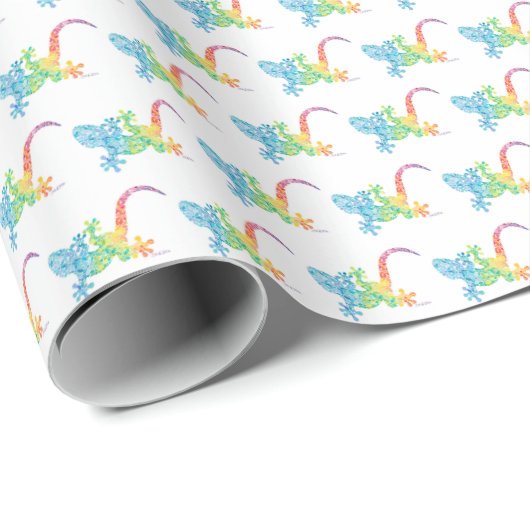 Gordie het verpakkende document van de Gekko door Cadeaupapier (Rol Hoek)