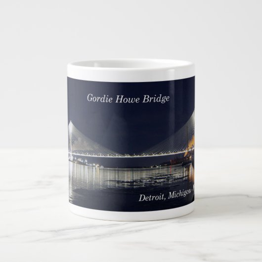 Gordie Howe Bridge Jumbo mok (Voorkant)