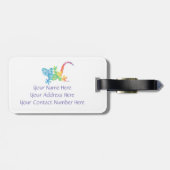 Gordie the Gecko Bagagelabel (Achterkant horizontaal)