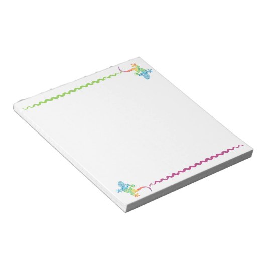Gordie the Gecko Notepad Notitieblok (Schuin)