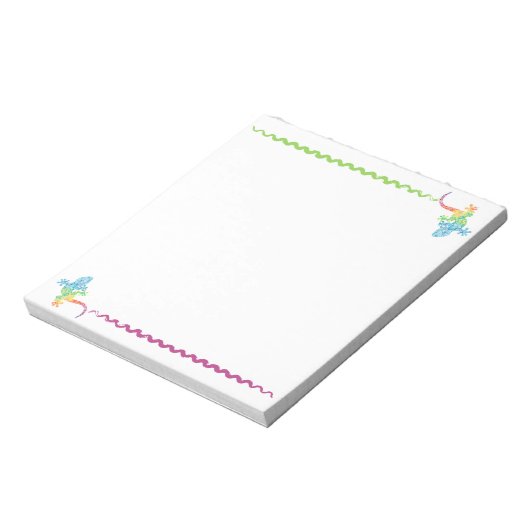 Gordie the Gecko Notepad Notitieblok (Linkerzijde)