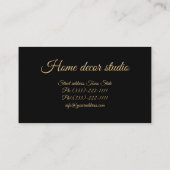 Gordijn Behandeling Classic Visitekaartje (Achterkant)