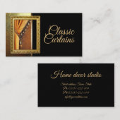 Gordijn Behandeling Classic Visitekaartje (Voorkant / Achterkant)