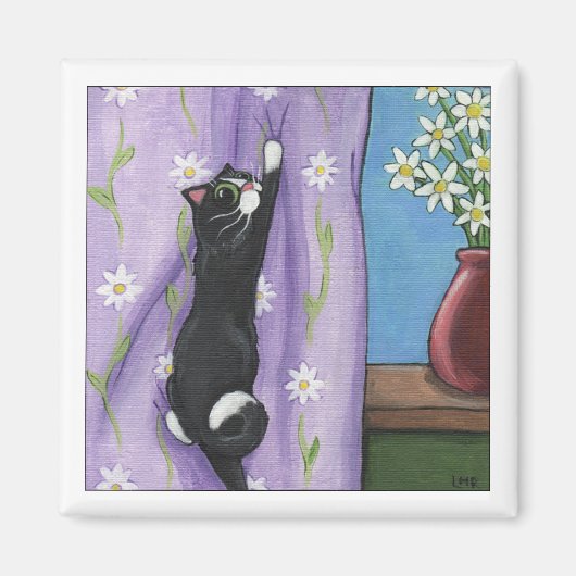 Gordijn klimmer magneet (Voorkant)