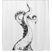 gordijn met octopus tentakels voor onder de douche (Voorkant)