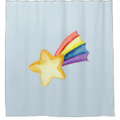 Gordijn met sterren en regenboog (Voorkant)