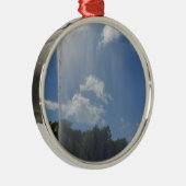 gordijn op het meer metalen ornament (Rechts)
