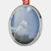 gordijn op het meer metalen ornament (Links)