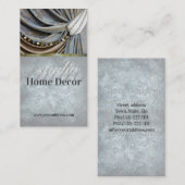  Gordijn Salon Classic Visitekaartje (Voorkant / Achterkant)