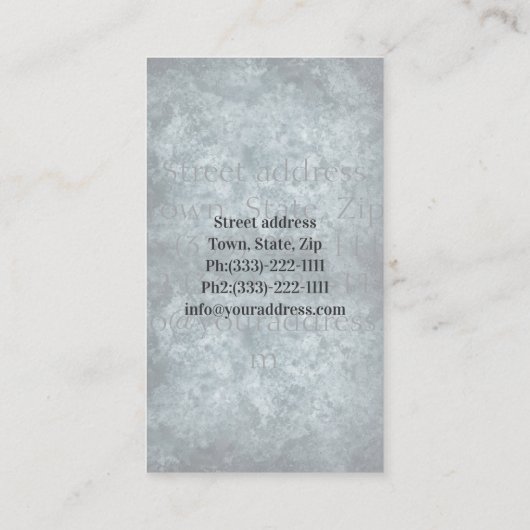  Gordijn Salon Classic Visitekaartje (Achterkant)