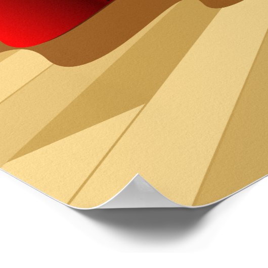 Gordijn School/Portret Fotocabine Achtergrond Poster (Hoek)