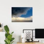 gordijn van wolken poster (Thuiskantoor)