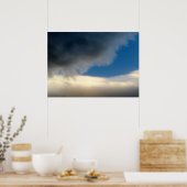 gordijn van wolken poster (Keuken)