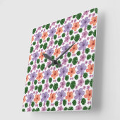 Gordijn Vierkante Klok (Hoek)