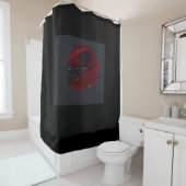 Gordijn voor bloedmaanverlichte nacht (In situ)