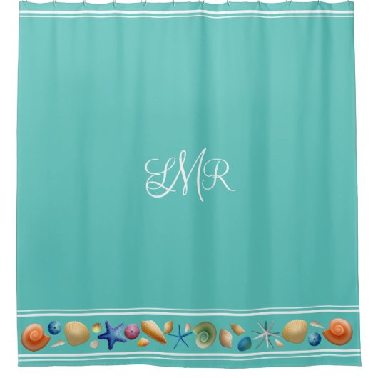 Gordijn voor Shells & Stripes (Voorkant)