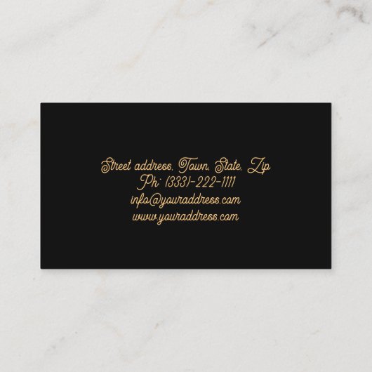 Gordijnbehandeling Seamstress Classy Fabric Textil Visitekaartje (Achterkant)