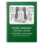 Gordijnen en Notitieboek (Voorkant)