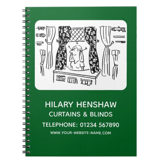 Gordijnen en Notitieboek (Voorkant)