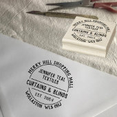 Gordijnen en strengen Rubberstempel