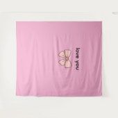 Gordijnen met vlindermotief wandkleed (Voorkant (horizontaal))