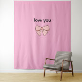 Gordijnen met vlindermotief wandkleed (In situ)