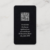 Gordijnen raambekleding Aangepaste QR-Visitekaartj Visitekaartje (Achterkant)