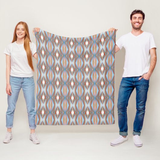 Gordijnpatroon Fleece Deken (In situ)