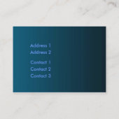 Gordijnprofielkaart Visitekaartje (Achterkant)