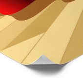 Gordijnschool/Portret Fotocabine Achtergrond Poster (Hoek)