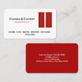 gordijnwinkel visitekaartje (Voorkant / Achterkant)