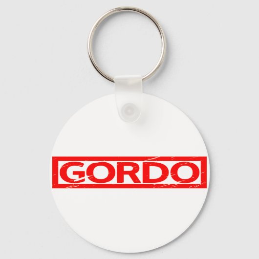 Gordo Stamp Sleutelhanger (Achterkant)