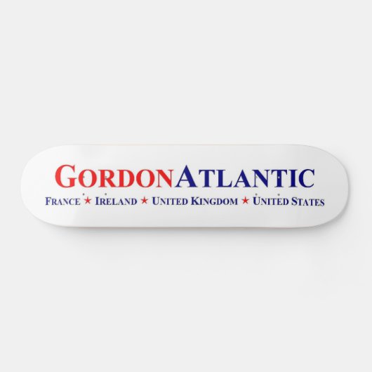 Gordon Atlantic Trans-Atlantic Logo Skateboard (Horizontaal)