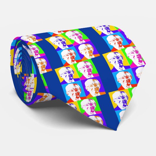 Gordon B. Hinkley Pop Art Stropdas (Opgerold)