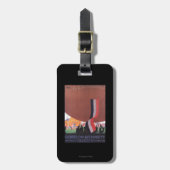 Gordon Bennett Hot-Air Ballonras Bagagelabel (Voorkant verticaal)