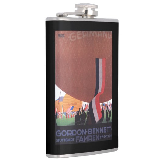 Gordon Bennett Hot-Air Ballonras Heupfles (Rechts)