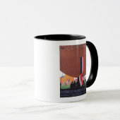 Gordon Bennett Hot-Air Ballonras Mok (Voorkant rechts)