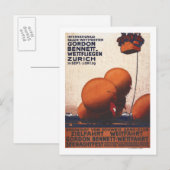 Gordon Bennett Hot-Air Ballonras Poster Briefkaart (Voorkant / Achterkant)