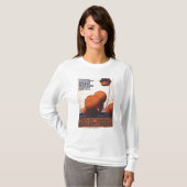 Gordon Bennett Hot-Air Ballonras Poster T-shirt (Voorkant volledig)